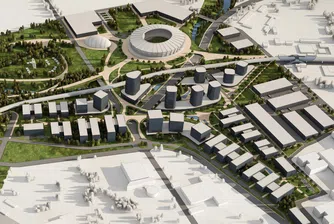 MAG изгражда нов национален стадион до летището в София (снимки)