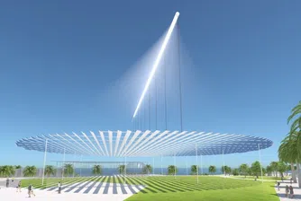 Този масивен соларен лъч зарежда с ток 220 къщи