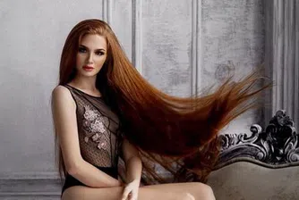 Мечтаете за здрава коса - вижте съветите на "руската Рапунцел"