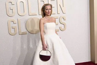 Джилиан Андерсън разбуни духовете с бродерии във форма на женска анатомия