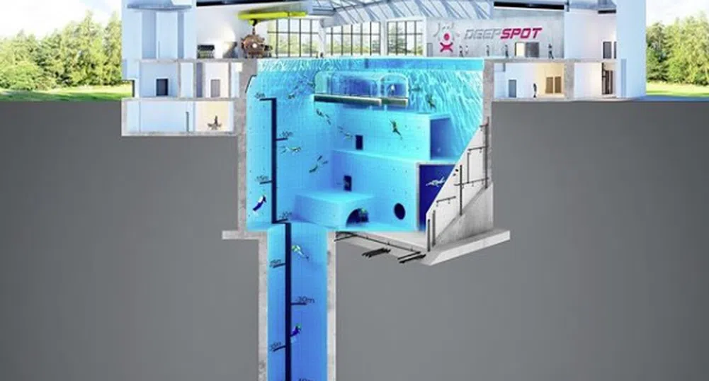 Новият най-дълбок басейн в света се намира в Полша