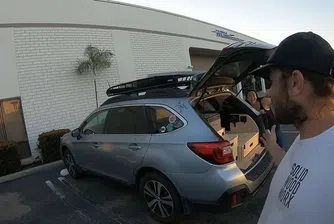 Жена превърна комбито си в подвижен дом