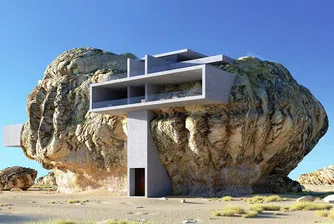 Удивителната House Inside A Rock - комбинация от природа и дизайн