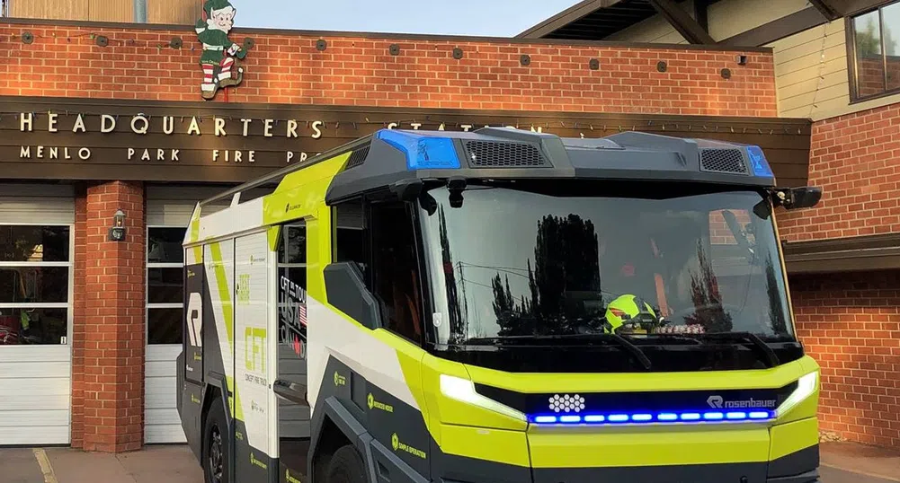 Електрическа пожарна кола ще работи в Калифорния