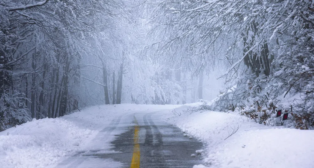 Първият сняг за сезона падна на Петрохан
