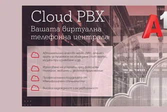 A1 Cloud PBX дава на бизнесa гъвкавост, мобилност и ефективна комуникация