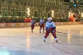 Владимир Путин заби пет гола в хокеен мач