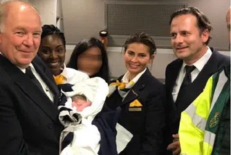 Българче се роди на борда на самолет над Атлантическия океан