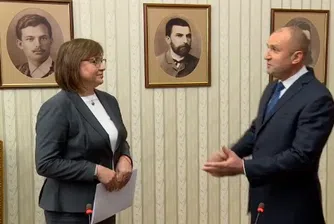 Президентът Румен Радев връчва утре третия мандат на БСП