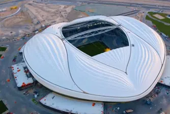 На какво ви прилича този чисто нов стадион?