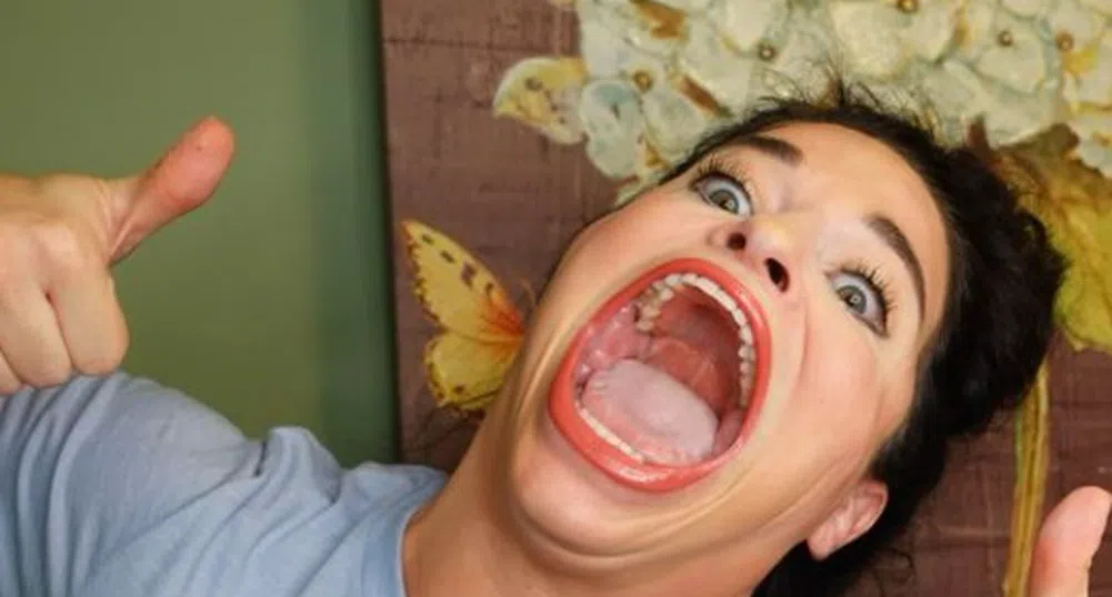 Това е жената с най-голямата уста в света