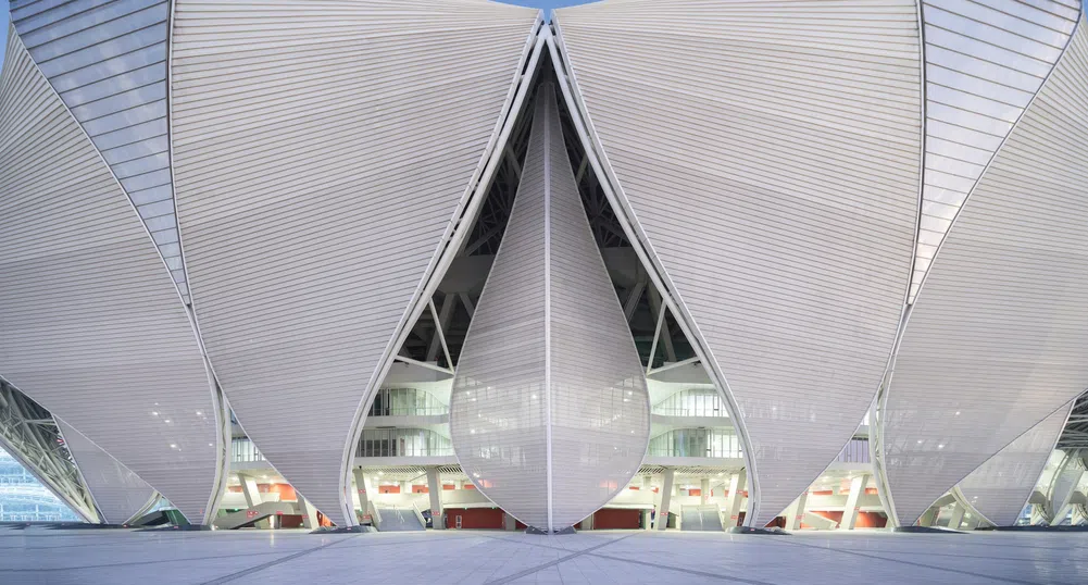 Стадион, вдъхновен от цветята