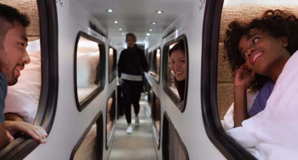 В този автобус можете да спите като бебе