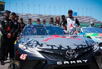 Втора победа за отбора на Майкъл Джордан в NASCAR и първа с логото Jumpman