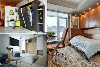 18 интериорни решения с падащо легло