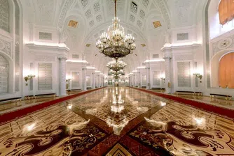 Залата "Свети Георги", в която Путин ще подпише анексирането