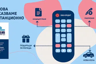 Потребителски кредит от ОББ изцяло дистанционно