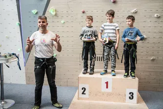 Наградиха победителите в състезание по катерене за деца с диабет