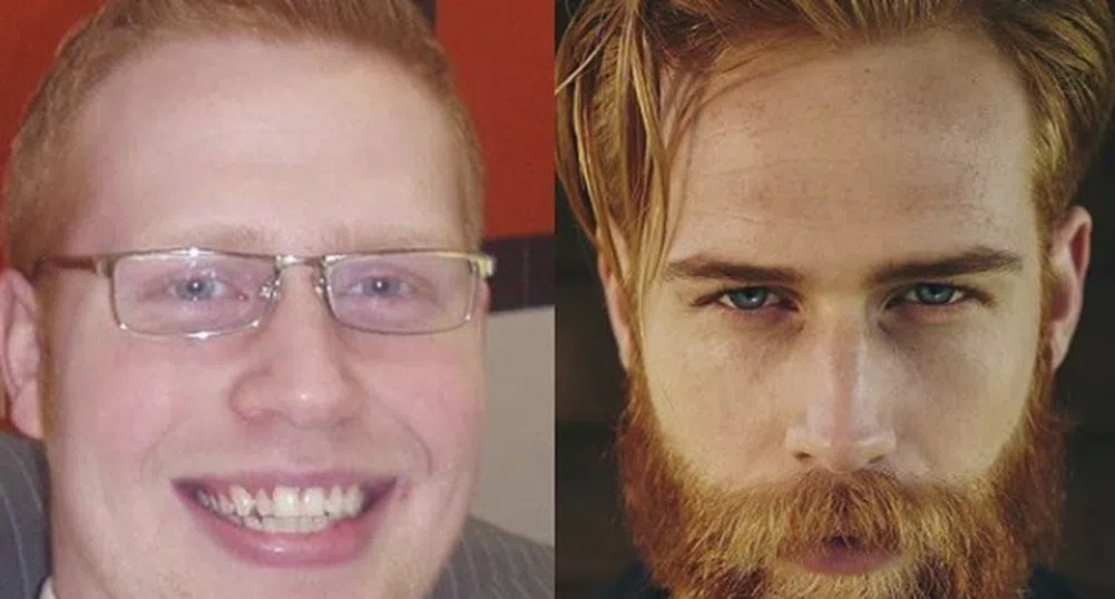 Скучен застраховател се превръща в секс бомба, пускайки си брада