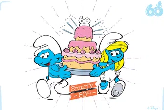 Смърфовете на 60 години! – изложба в Салона на БНП Париба