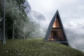 Тази триъгълна къща е красива и доста опасна