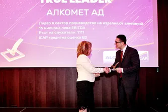 Алкомет АД с приз в класацията True Leaders