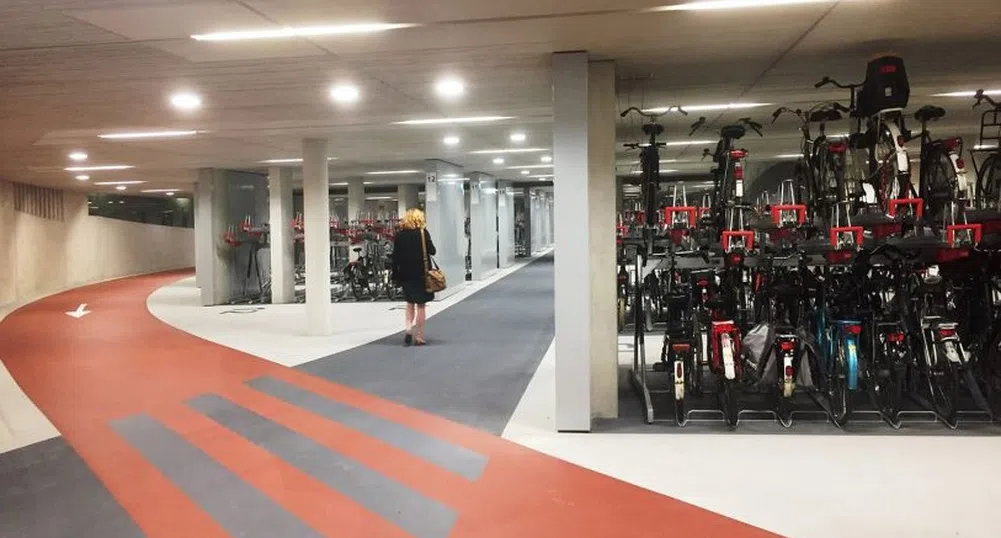 Това е най-големият паркинг за велосипеди в света