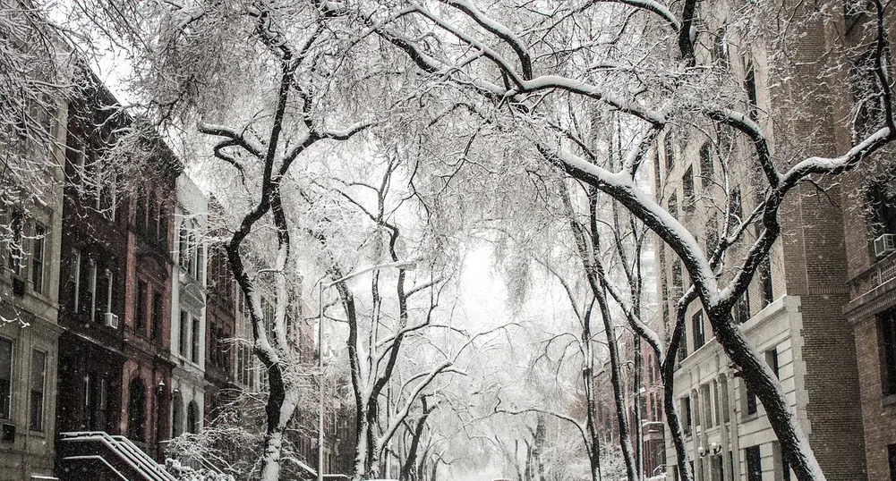 Сняг валя в североизточната част на САЩ