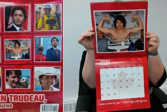Разнопосочни мнения за календара на Джъстин Трюдо за 2018 г.