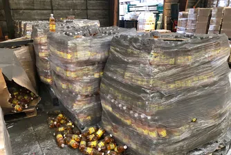 Френските власти унищожиха 35 000 бутилки с фалшиво шампанско