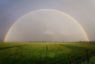 Рядко явление: Червена дъга се появи във Финландия (снимки)