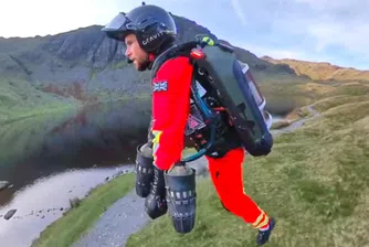 Тестваха костюм, като на "Железния човек", за спасителна операция (видео)