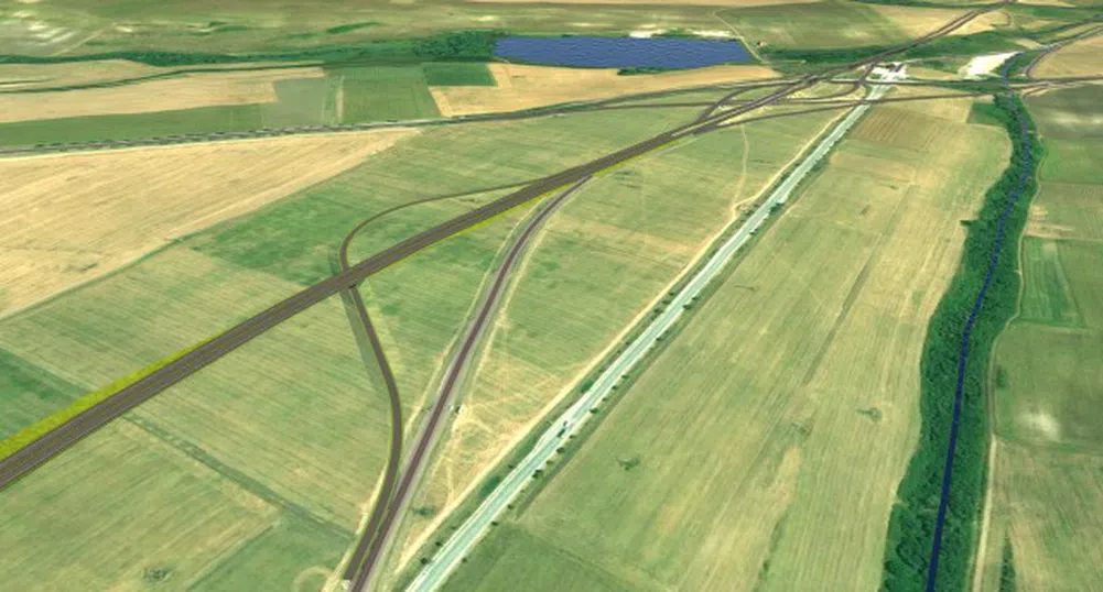 Първият от новите участъци на АМ "Хемус" - готов до края на април