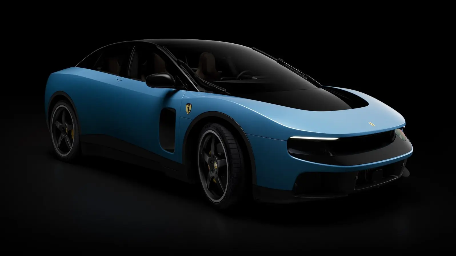 Ferrari представи първия си електромобил с „поляризиращ“ дизайн