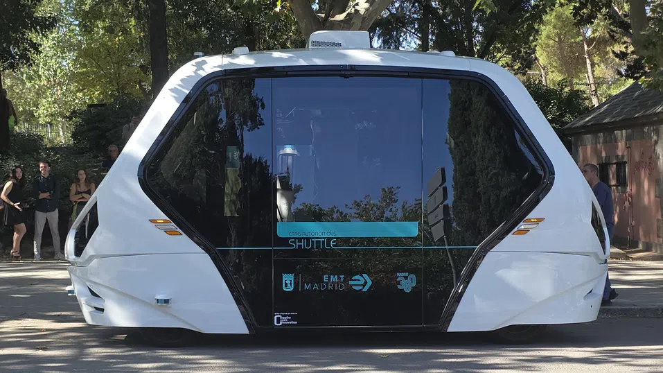 Мадрид тества първия автономен автобус, произведен в Испания