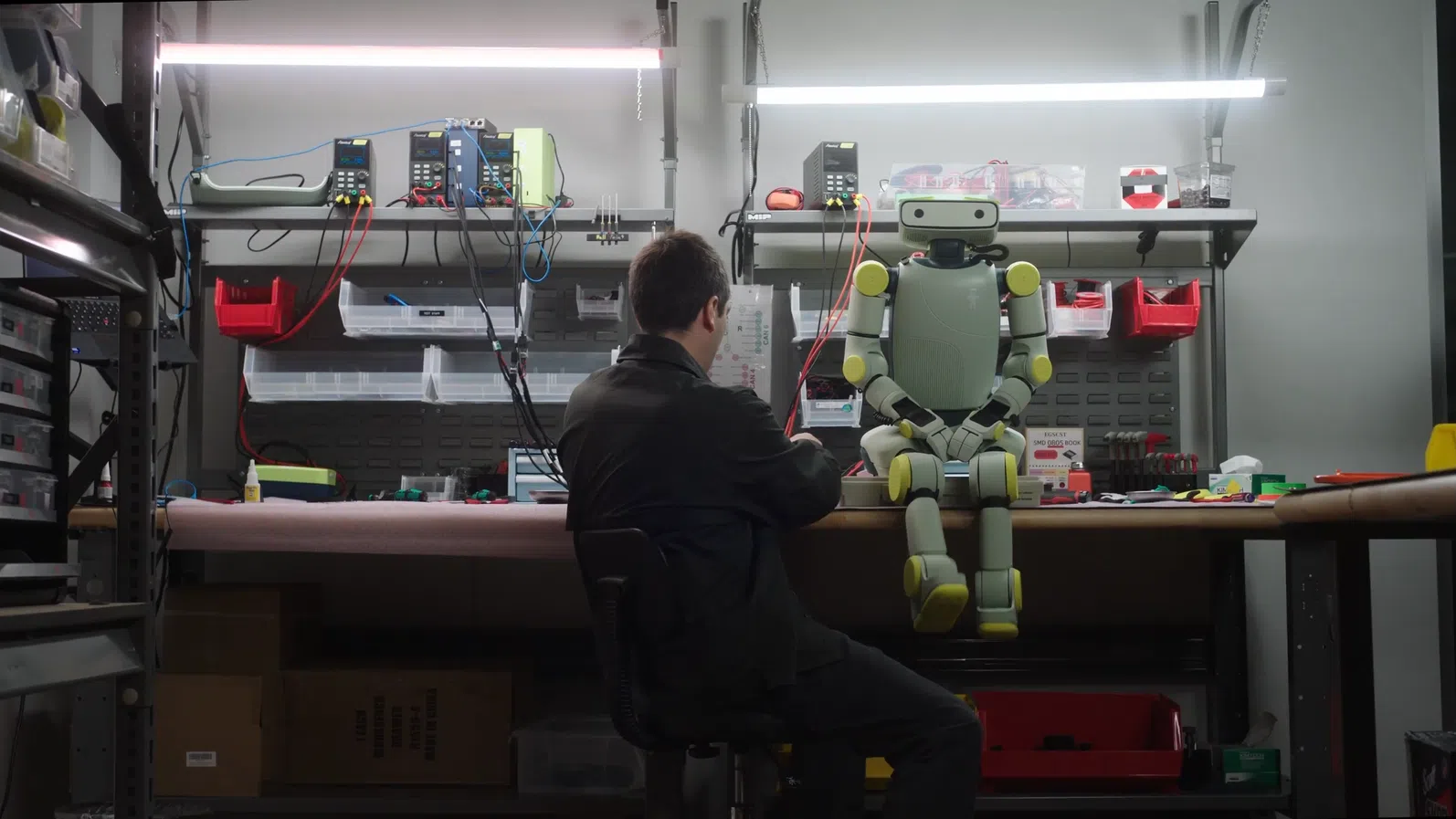 Sprout е малък, дружелюбен хуманоиден робот, проектиран да взаимодейства с хората