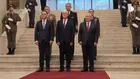 Осъждаме атаките с дронове срещу търговски плавателни съдове в Черно море, каза министър Димитър Стоянов след тристранна среща с Румъния и Турция