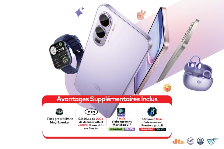 CITY 200 débarque en Côte d’Ivoire : le smartphone stylé, solide et accessible qui parle à la jeunesse