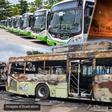 KOUMASSI : la SOTRA de nouveau ravagée par les flammes, 40 bus calcinés en une nuit