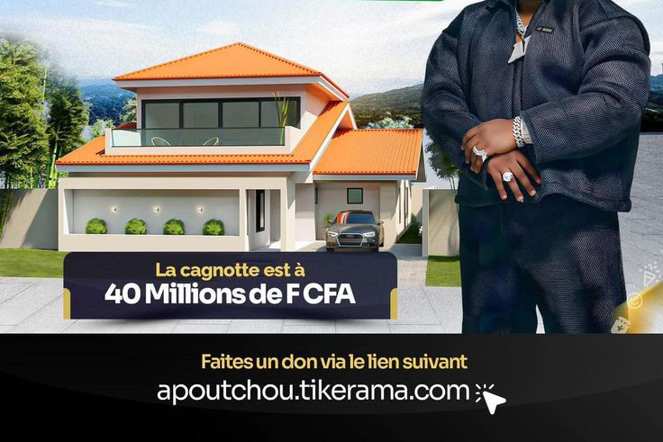 Buzz sur la toile : Apoutchou National reçoit une cagnotte pour s’offrir une maison