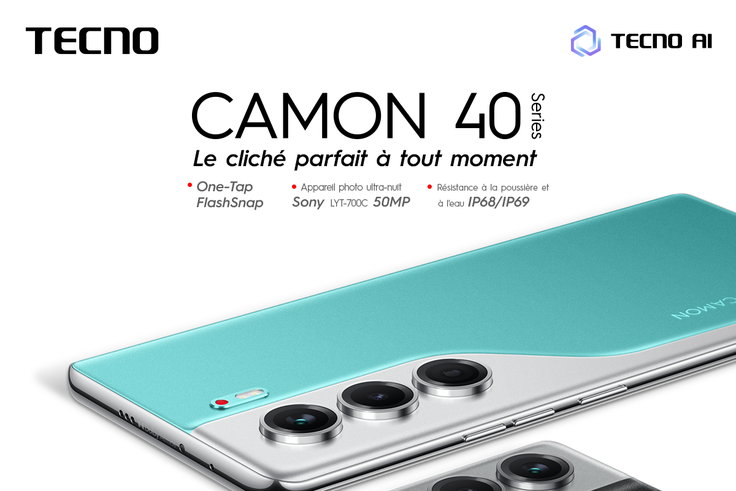 La Série Tecno Camon 40 Côte D’ivoire : prix, caractéristiques, où l’acheter et pourquoi; On vous dit tout !