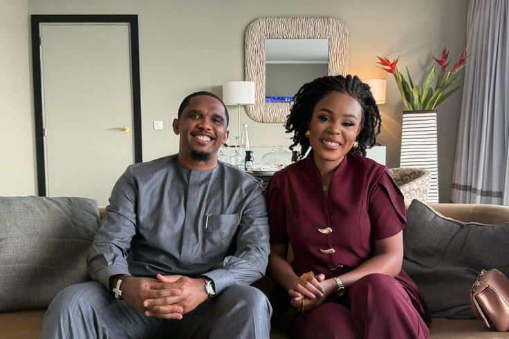 People : Eva Guéhi et Samuel Eto'o à Abidjan — Affoué fait crier la légende du football