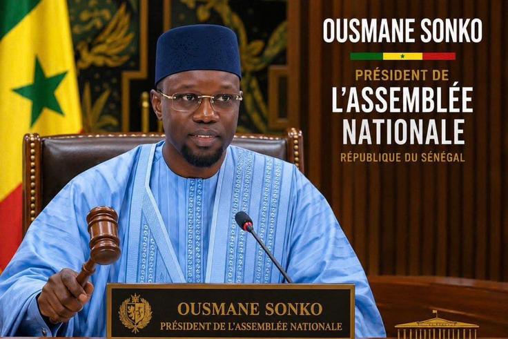 Ousmane Sonko réinvestit le pouvoir : élu président de l’Assemblée nationale quatre jours après son limogeage