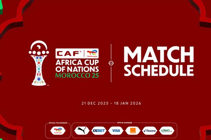 2025 AFCON match schedule revealed by CAF