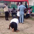 Determined physically challenged man crawls over 30 metres to vote in NPP primary