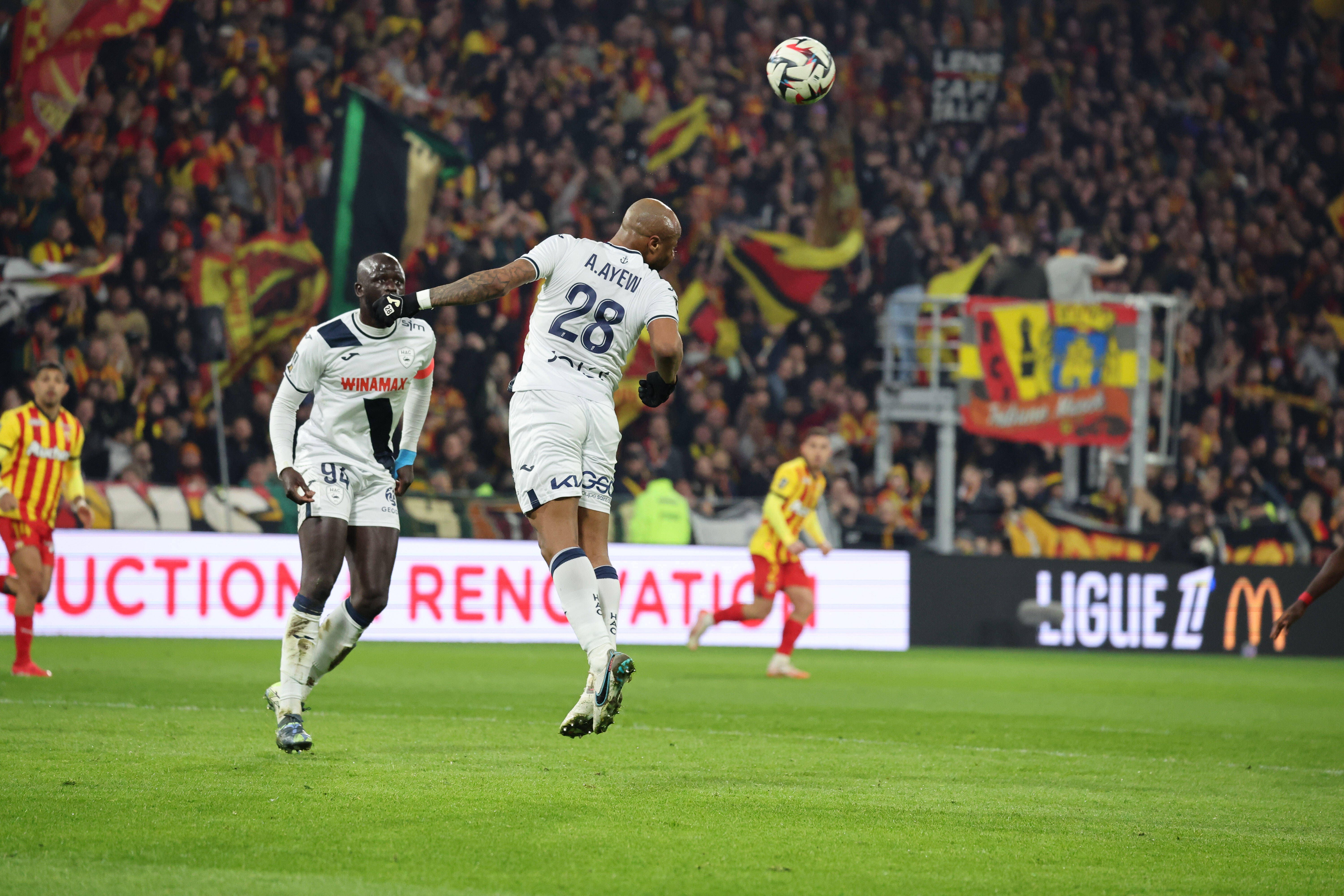 Andre Ayew scores as Le Havre stun Lens in a 7-goal thriller