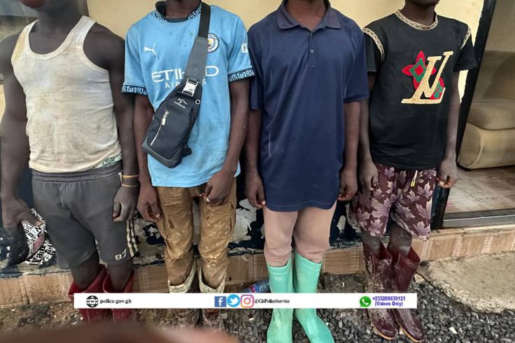 11 arrested for galamsey activities in Western Region