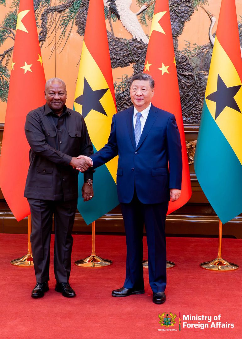 President Mahama’s bilateral meeting with President Xi Jinping — both governments agreed to cooperate effectively in promoting sustainable environmental practices, investing in green transitions and dealing with illegal mining