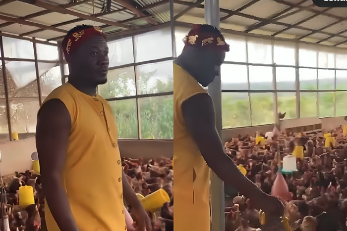 Asamoah Gyan ventures into poultry farming in style - Watch video
