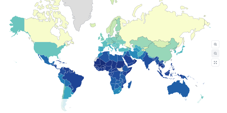 The latest 2026 rankings from World Population Review